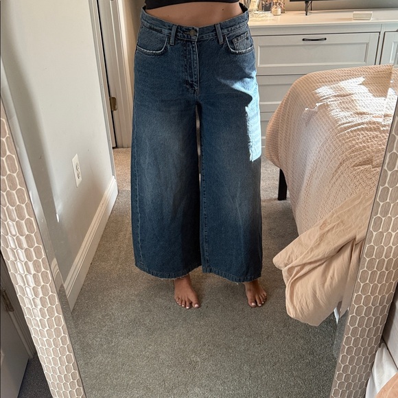 Current/Elliott Dark Blue Flare Jeans